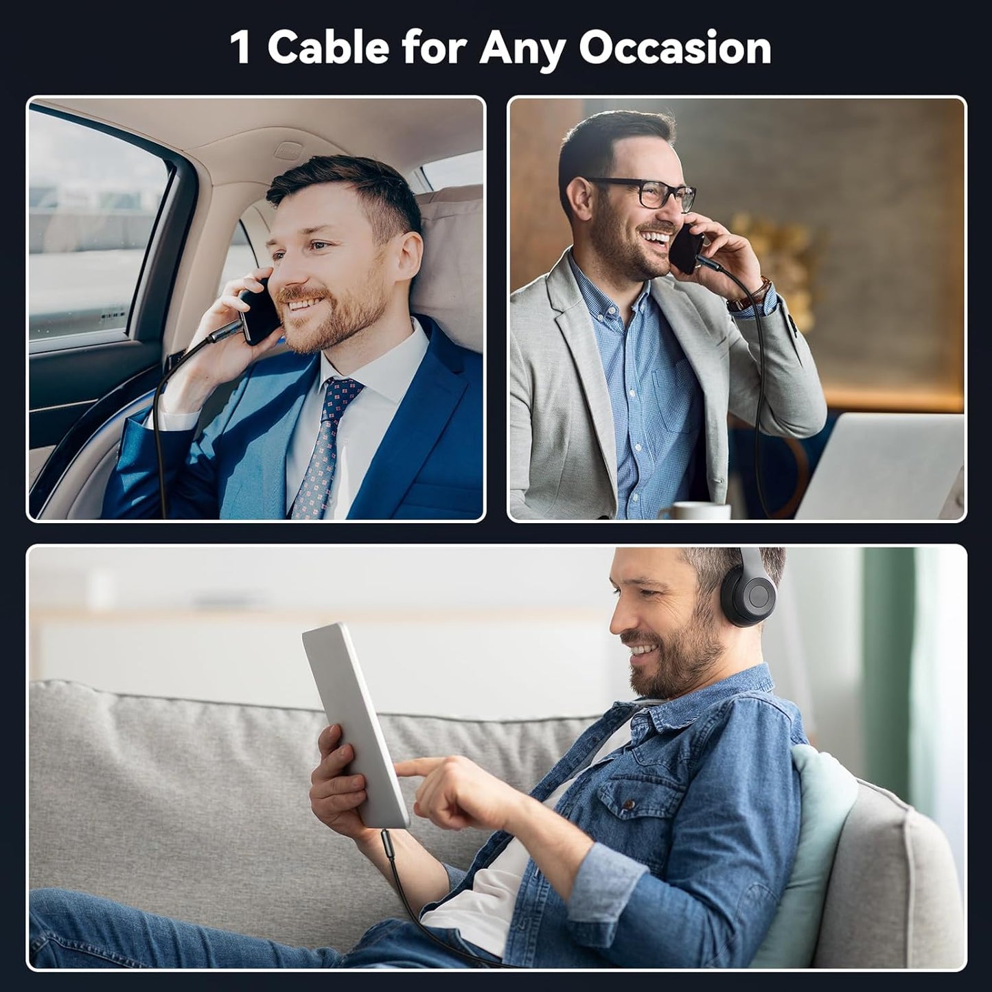 4-in-1 Multi USB Charging Cable – Fast Charging Universal Multi-Device Cable