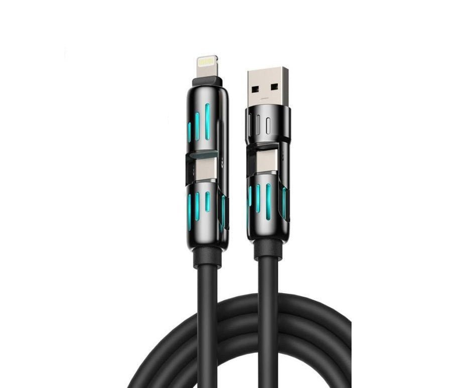 4-in-1 Multi USB Charging Cable – Fast Charging Universal Multi-Device Cable