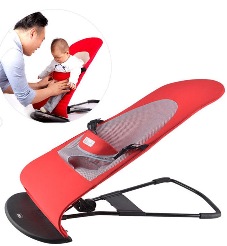 Foldable Baby Bouncer Chair with Toy Bar – Soft & Safe Jumping Seat for Infants