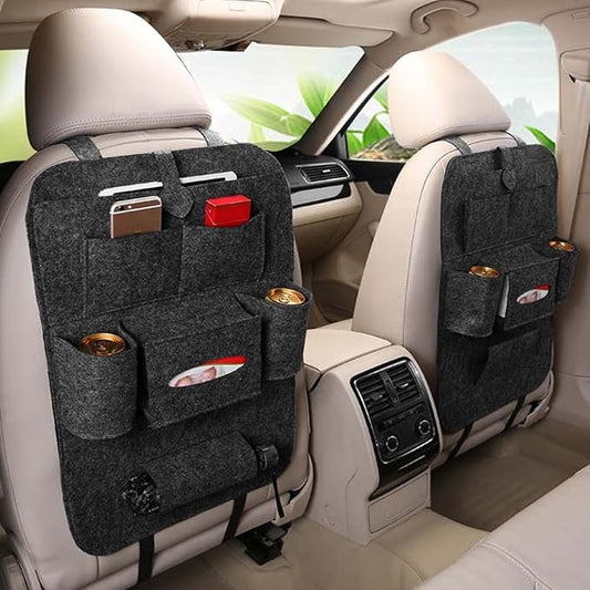 Car Seat Organizer with Tablet Holder – Multi-Pocket Backseat Storage Organizer