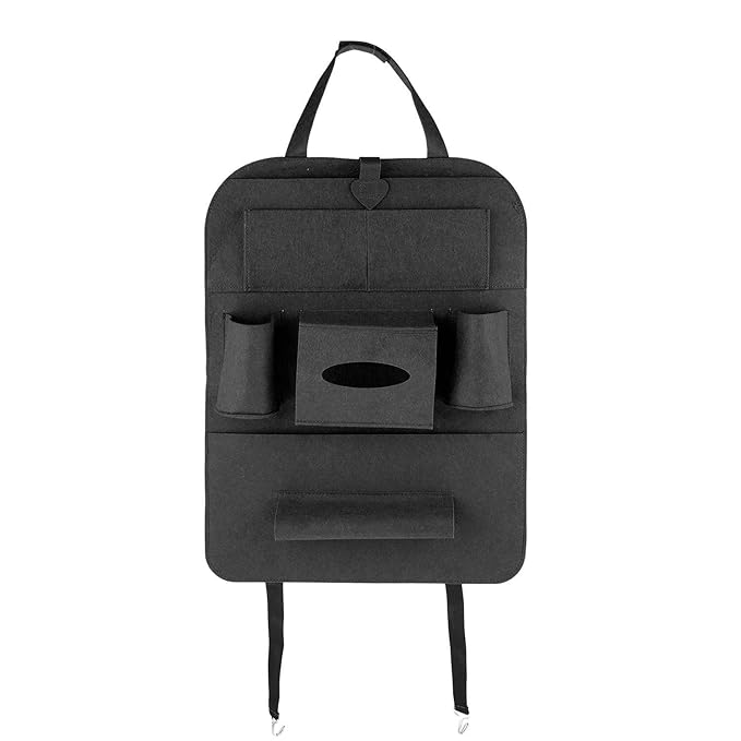 Car Seat Organizer with Tablet Holder – Multi-Pocket Backseat Storage Organizer