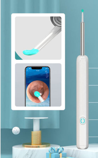 Smart Visual Earwax Removal Kit – HD Camera Ear Cleaner with LED & WiFi Connection