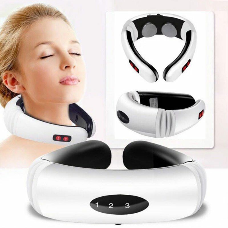 💆 Electric Neck Massager with Far Infrared Heat – Smart Pain Relief & Relaxation Tool