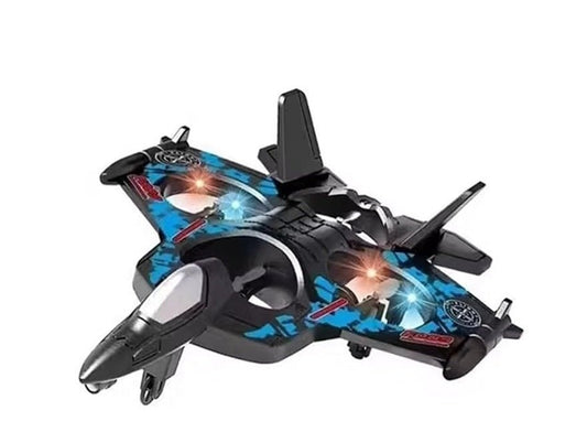 Fighter Super Remote Control Jet – 2.4GHz 4-Axis LED RC Aircraft for Kids