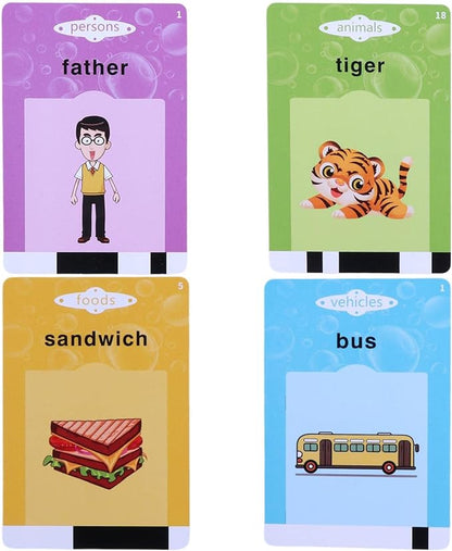 🧠 Kids Talking Flash Cards – Fun & Interactive Learning Toy (112 Cards)