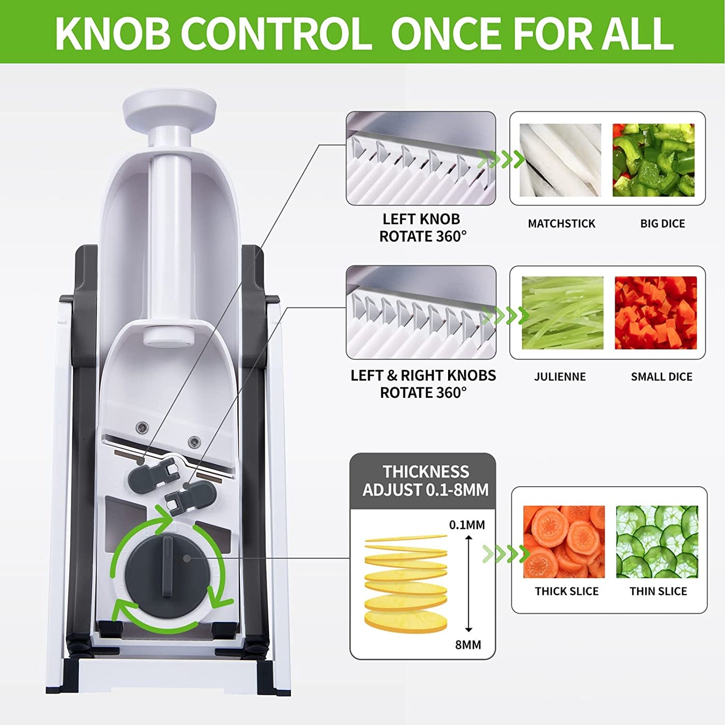 4-in-1 Manual Vegetable Cutter
