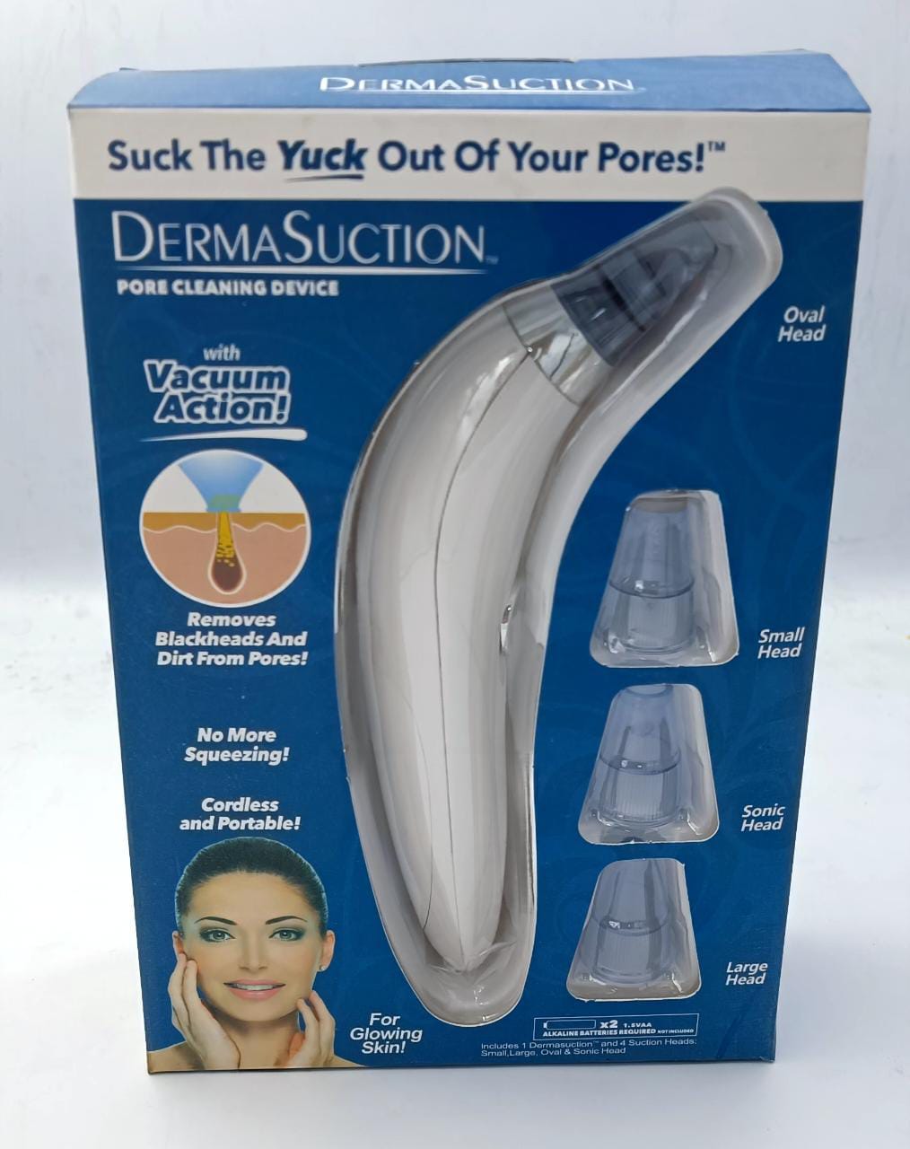 Blackhead Remover Pore Vacuum – USB Rechargeable Facial Deep Cleaning Device