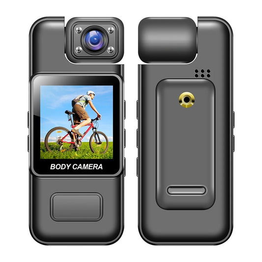 Portable Body Camera with Night Vision – FHD Wearable Mini Camera with Clip & Audio Recording
