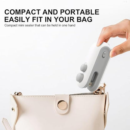 Portable Mini Bag Sealing Machine – USB Rechargeable Food Heat Sealer