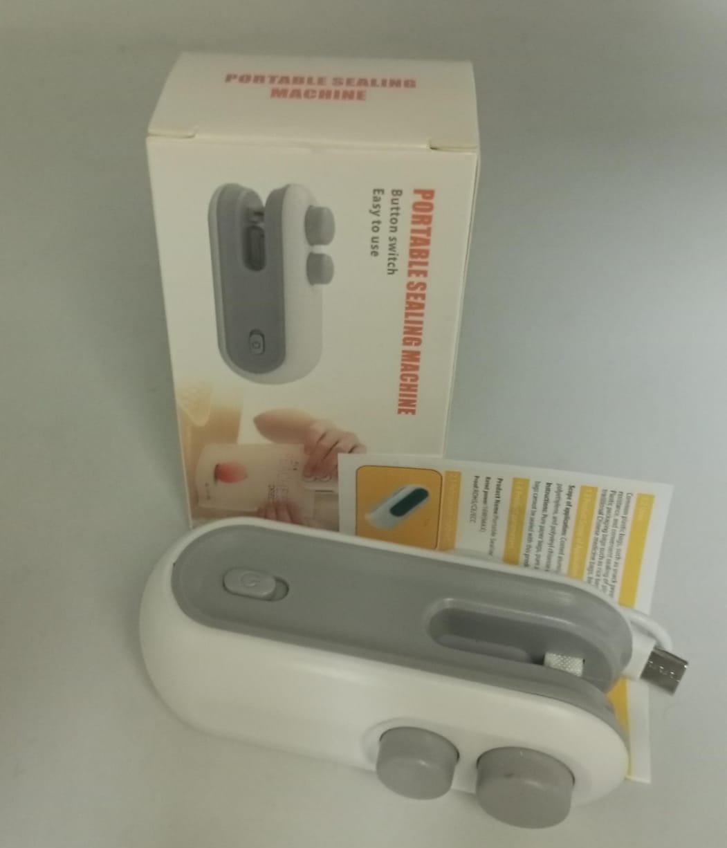 Portable Mini Bag Sealing Machine – USB Rechargeable Food Heat Sealer