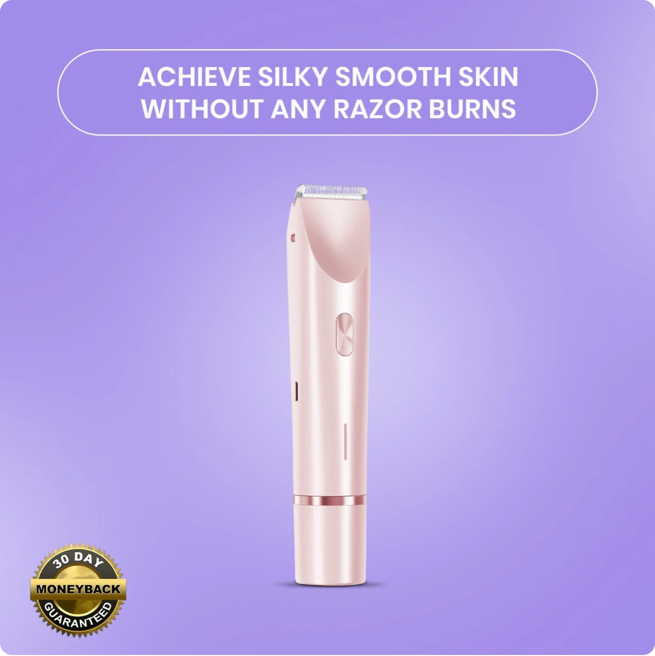 Double Head Electric Shaver for Women – Waterproof Wet & Dry Portable Hair Removal Trimmer