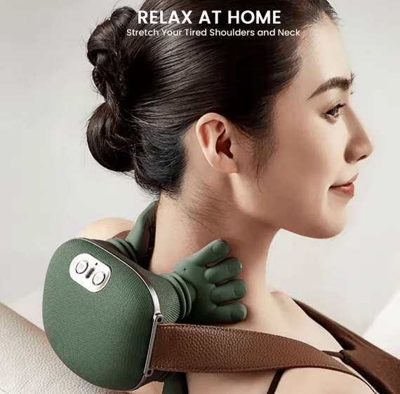 Shoulder & Neck Massager – Portable Kneading Relaxation Massager for Neck & Upper Back