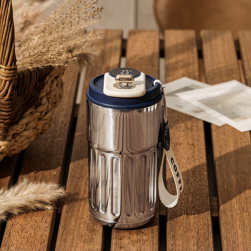 🌡️ Smart Digital Thermal Bottle – LED Temperature Display Vacuum Flask (450ml)