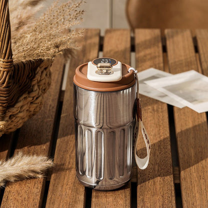🌡️ Smart Digital Thermal Bottle – LED Temperature Display Vacuum Flask (450ml)