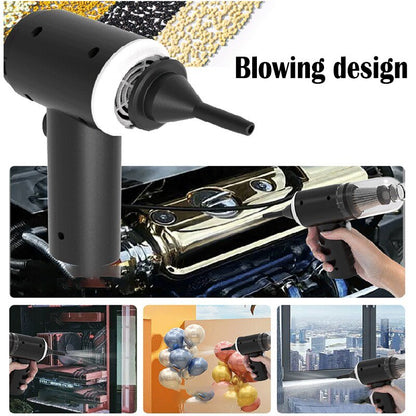Smart Handheld Vacuum & Blower – Portable Multi-Surface Cleaner for Home & Car