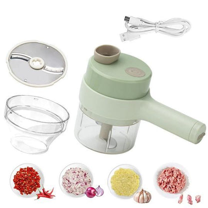 Mini Wireless Electric Food Chopper – USB Rechargeable One-Touch Kitchen Chopper