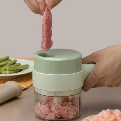 Mini Wireless Electric Food Chopper – USB Rechargeable One-Touch Kitchen Chopper