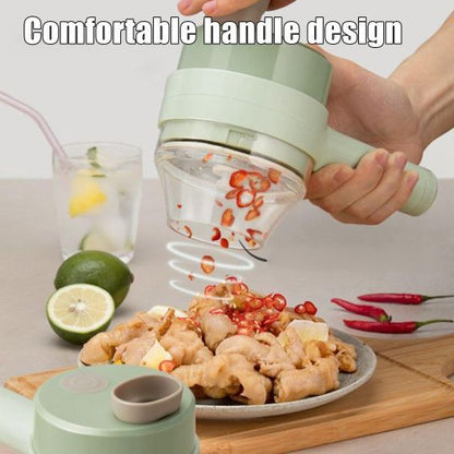 Mini Wireless Electric Food Chopper – USB Rechargeable One-Touch Kitchen Chopper