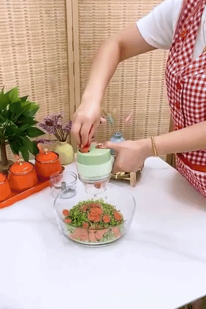 Mini Wireless Electric Food Chopper – USB Rechargeable One-Touch Kitchen Chopper